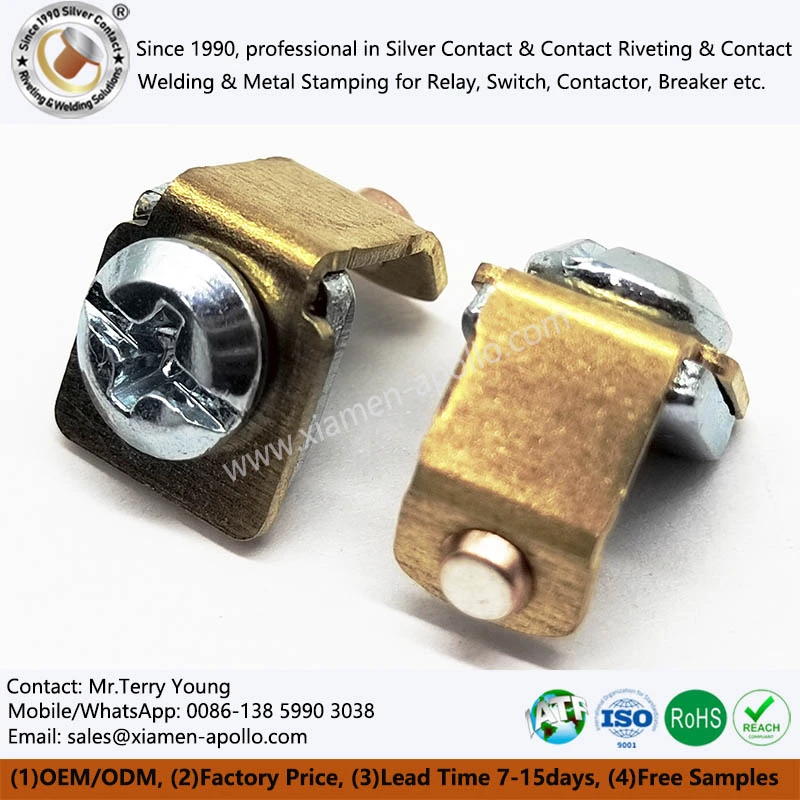 Brass Metal Stamping Parts Electrical Accessories Components