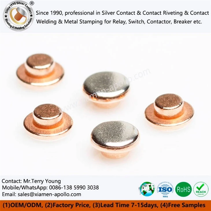 Bimetallic Silver Contacts