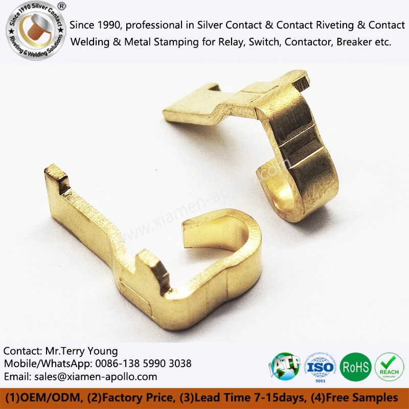 Electrical Contacts Stamping Brass Parts Custom Electrical Contacts Stamping Brass Parts Custom