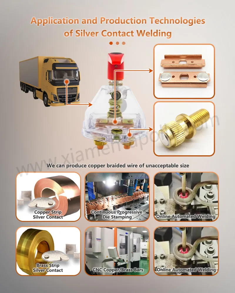 Application and Production Technologies of Brazing Silver Contacts to Copper Bars Application and Production Technologies of Brazing Silver Contacts to Copper Bars