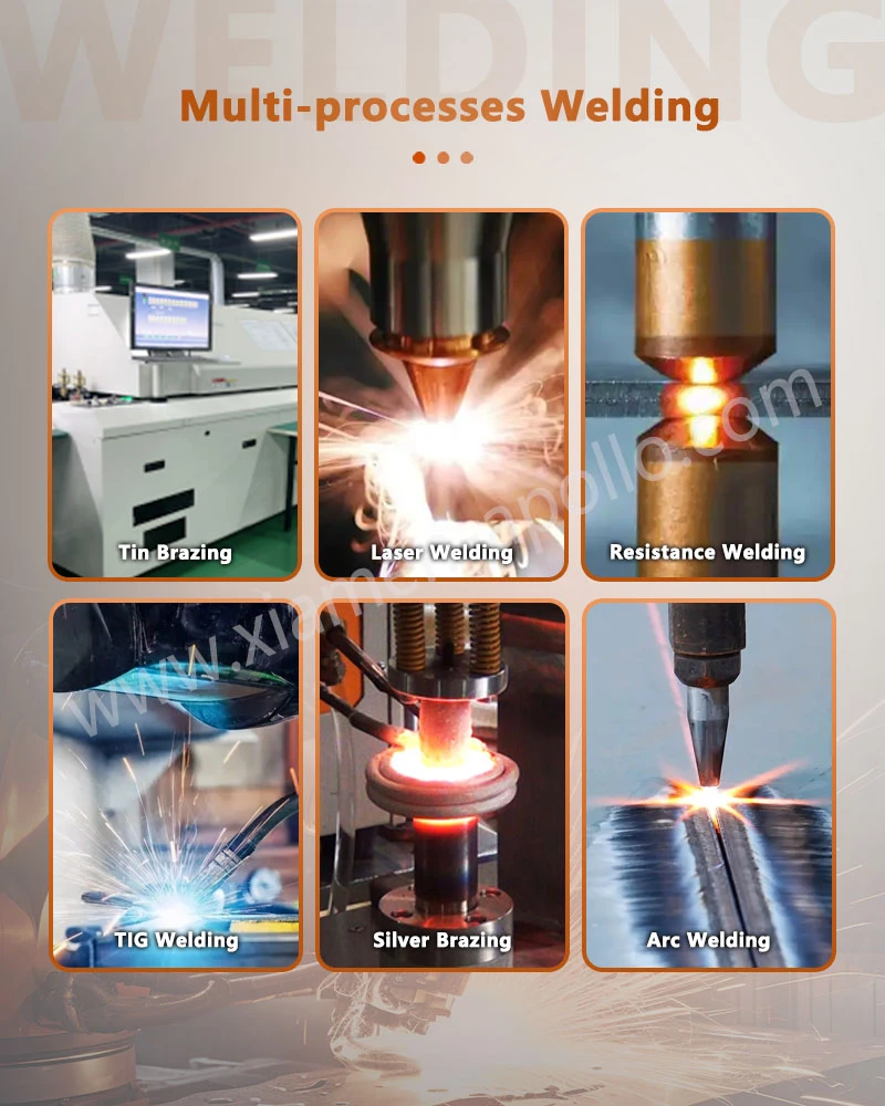Multi-processes Welding for Silver to Copper Brazing Multi-processes Welding for Silver to Copper Brazing