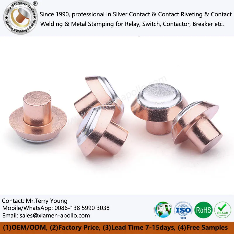 Cap Silver Contacts for Latching Relay Cap Silver Contacts for Latching Relay