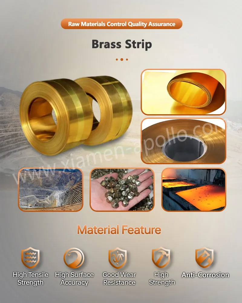 Brass Strip for Electrical Brass Stamping Parts For Switch Socket Brass Strip for Electrical Brass Stamping Parts For Switch Socket