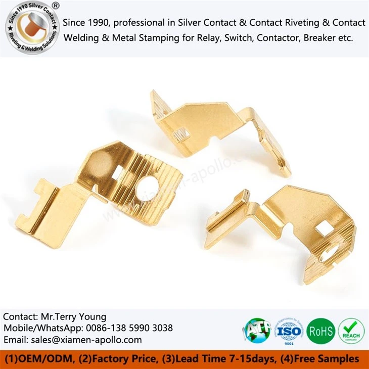 Brass Electrical Contact Terminals